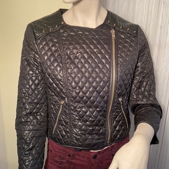 Studded Quilted Jacket - Picture 8 of 12